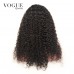 Deep Curly 250 Density Lace Front Wig Human Virgin Hair For Black Women